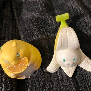 Cute Yellow Animal Figurines